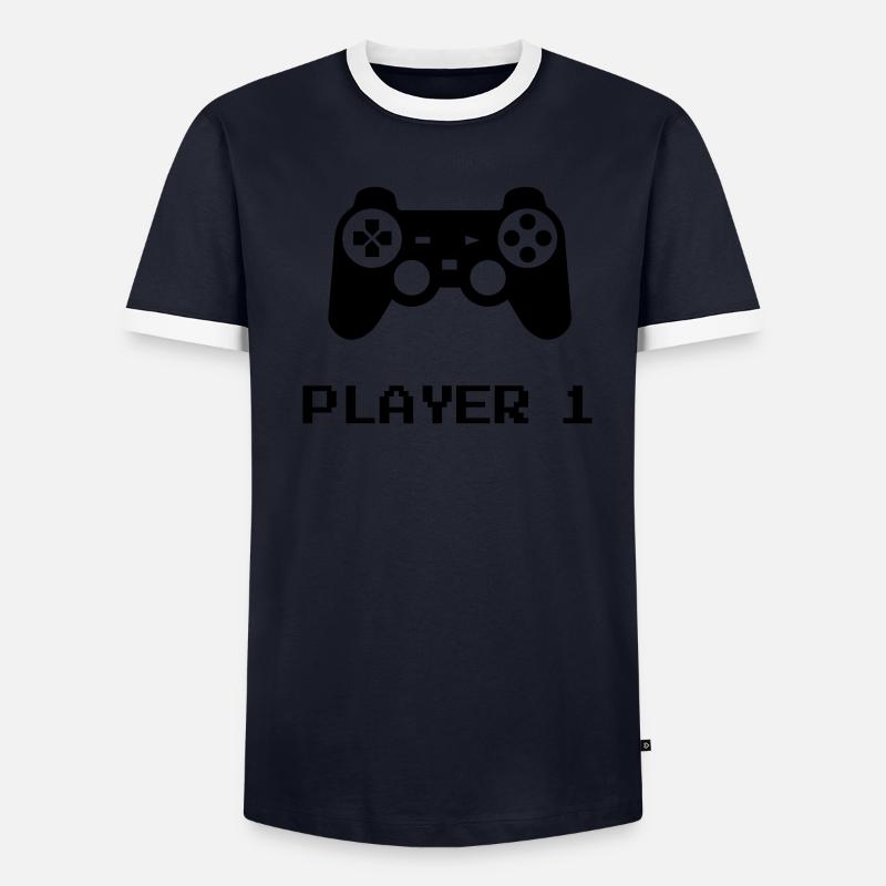 Player 1 T-shirt contrasté Homme