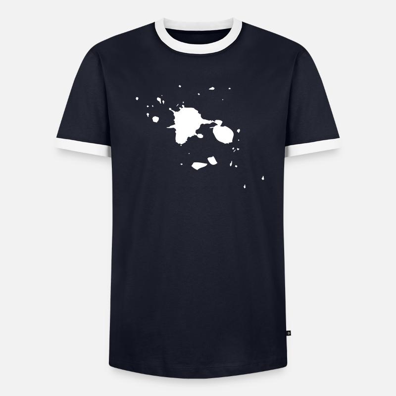 Goutte T-shirt contrasté Homme