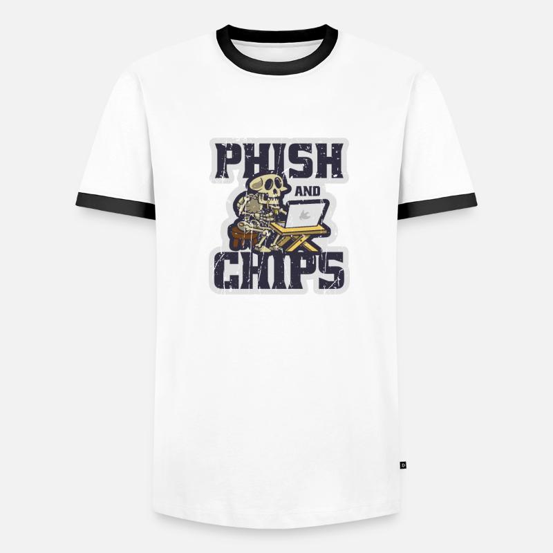 Phish and Chips - decryption Men's Ringer Shirt