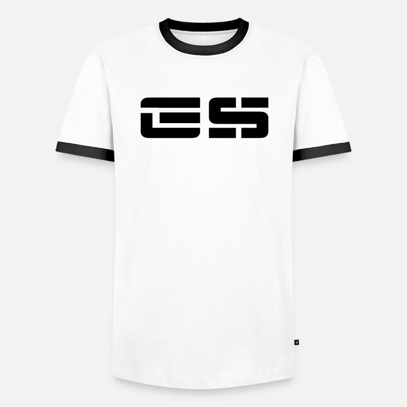 GS Modern Stencil Männer Kontrast-T-Shirt