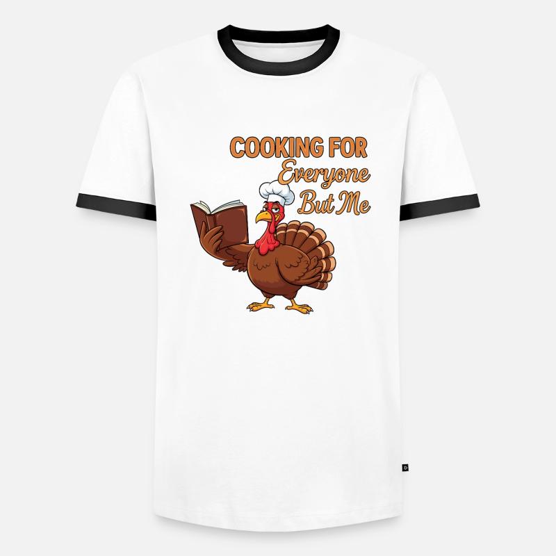 Cuisson de la dinde T-shirt contrasté Homme