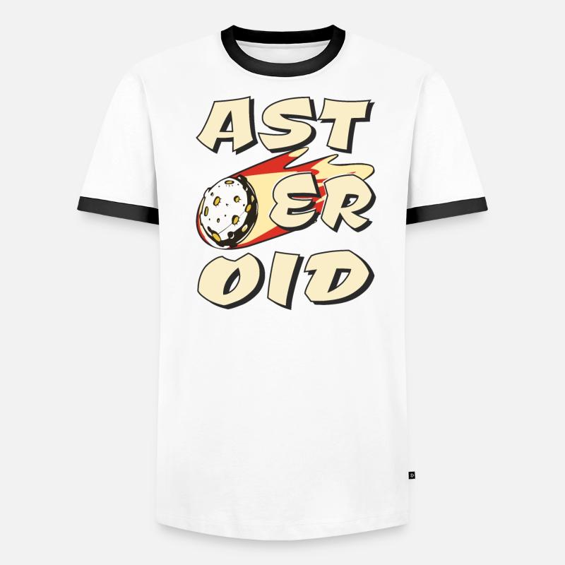 ASTEROID Männer Kontrast-T-Shirt