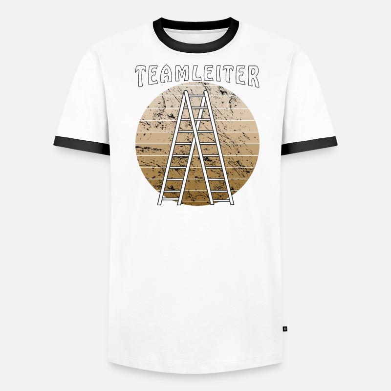 TEAMLEITER Männer Kontrast-T-Shirt