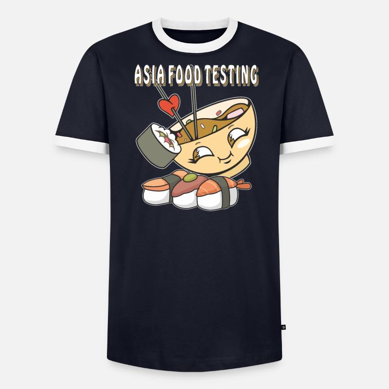 ANALYSE DES ALIMENTS EN ASIE T-shirt contrasté Homme