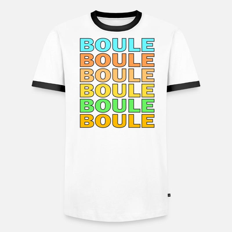 BOULES T-shirt contrasté Homme