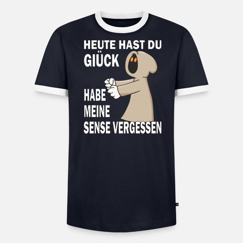 SENSENMANN SENSE VERGESSEN Männer Kontrast-T-Shirt