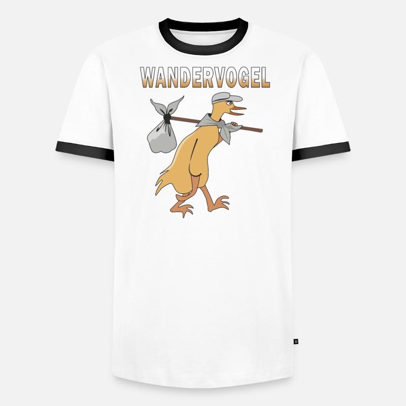 WANDERVOGEL Männer Kontrast-T-Shirt