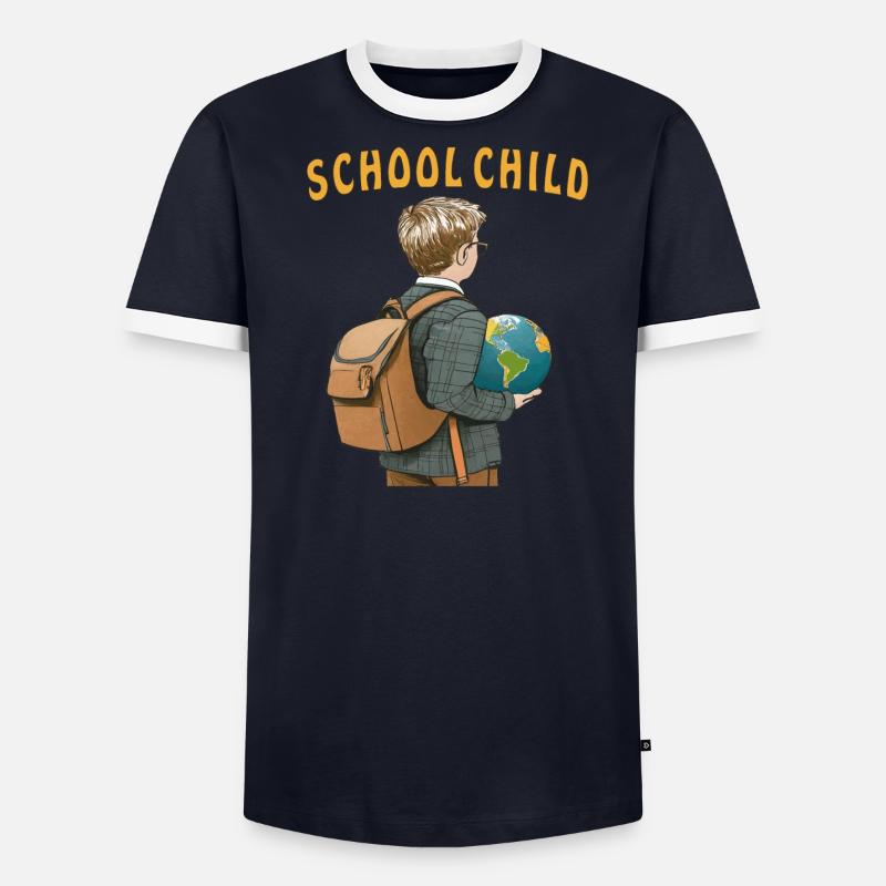 ÉCOLIER T-shirt contrasté Homme