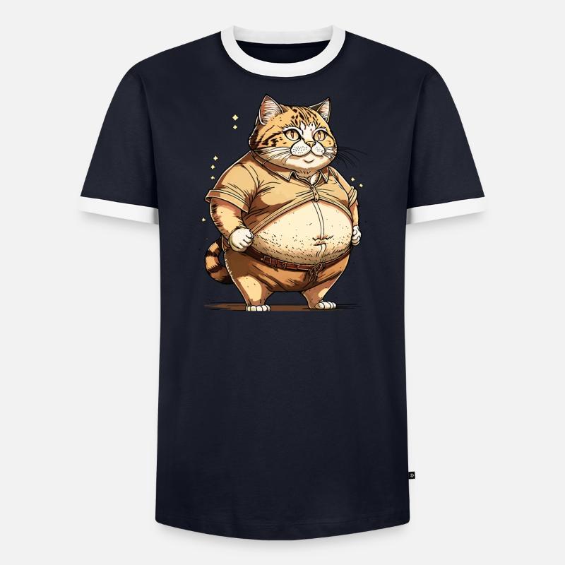 CHAT DICK T-shirt contrasté Homme