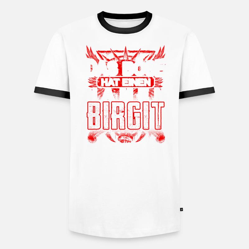 BIRGIT - Böse Männer Kontrast-T-Shirt