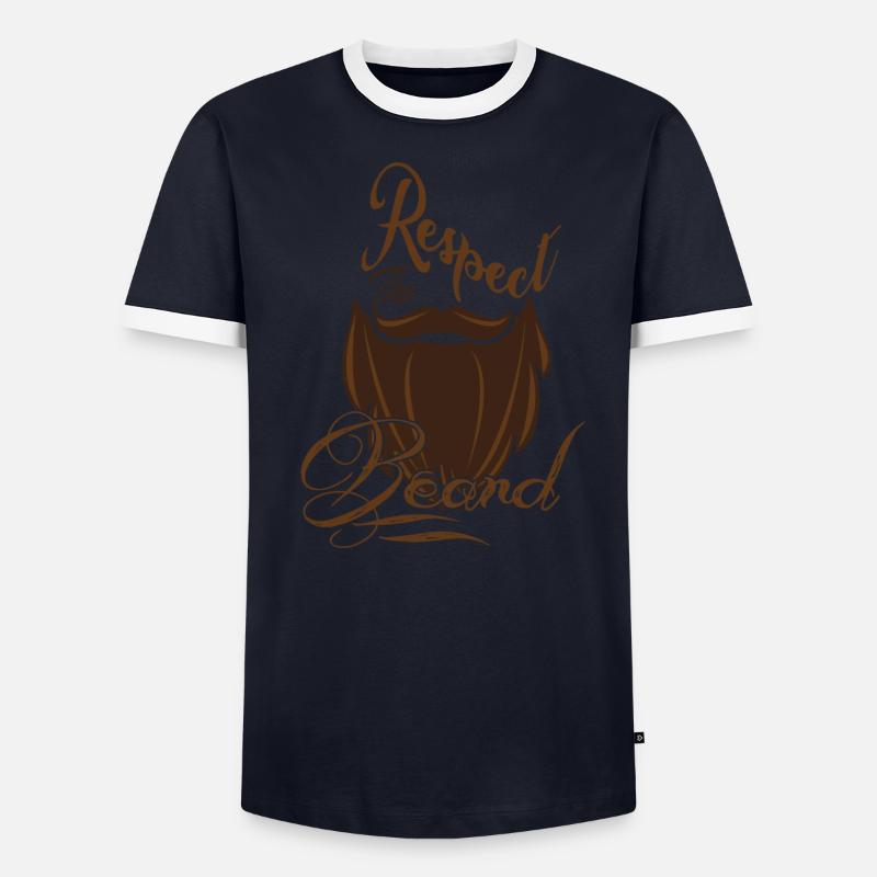 Bart Männer Kontrast-T-Shirt