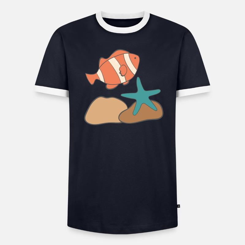 under water Men's Ringer Shirt