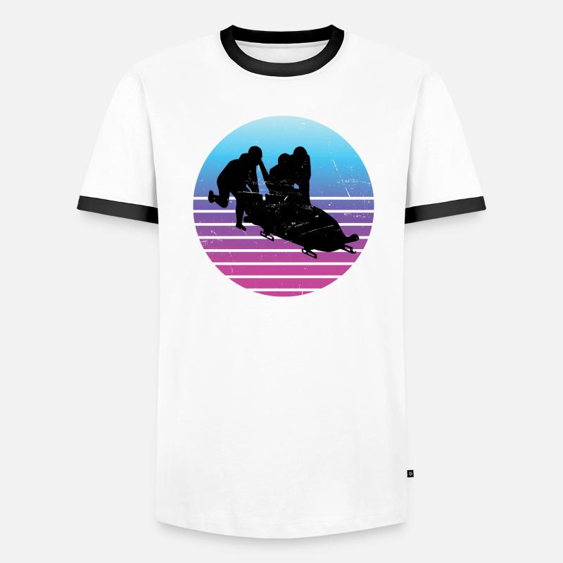 Bobsleigh track women men bobsleigh two-man bobsleigh bobsleigh Men's Ringer Shirt