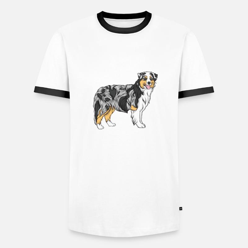 Australian Shepherd Men's Ringer Shirt