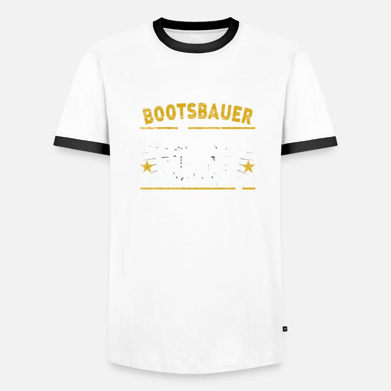 Bootsbauer Schiffsbauer Männer Kontrast-T-Shirt