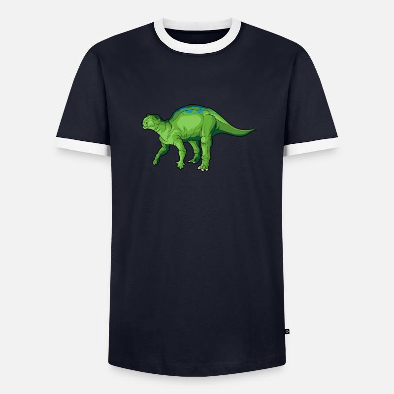 Fukuisaurus Dinosaurier Kinder Dino Geschenk Männer Kontrast-T-Shirt