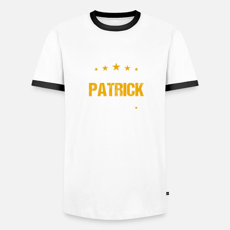 Lass das mal den Patrick machen Name Männer Kontrast-T-Shirt