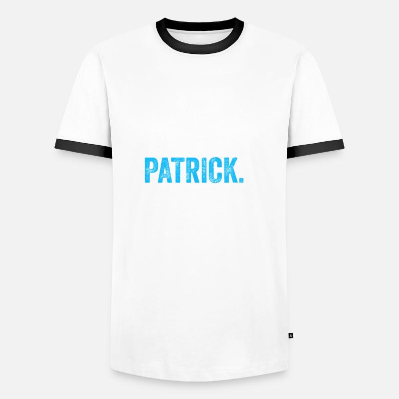 Lass das mal den Patrick machen Name Männer Kontrast-T-Shirt