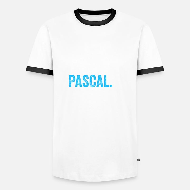Lass das mal den Pascal machen Name Männer Kontrast-T-Shirt