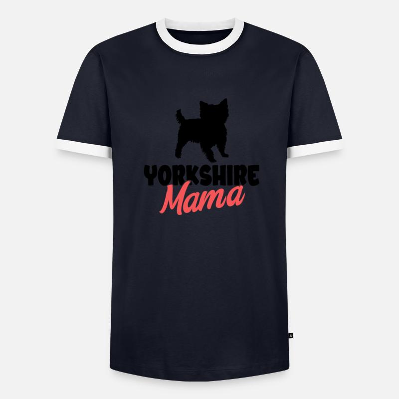 Yorkshire Terrier T-shirt contrasté Homme
