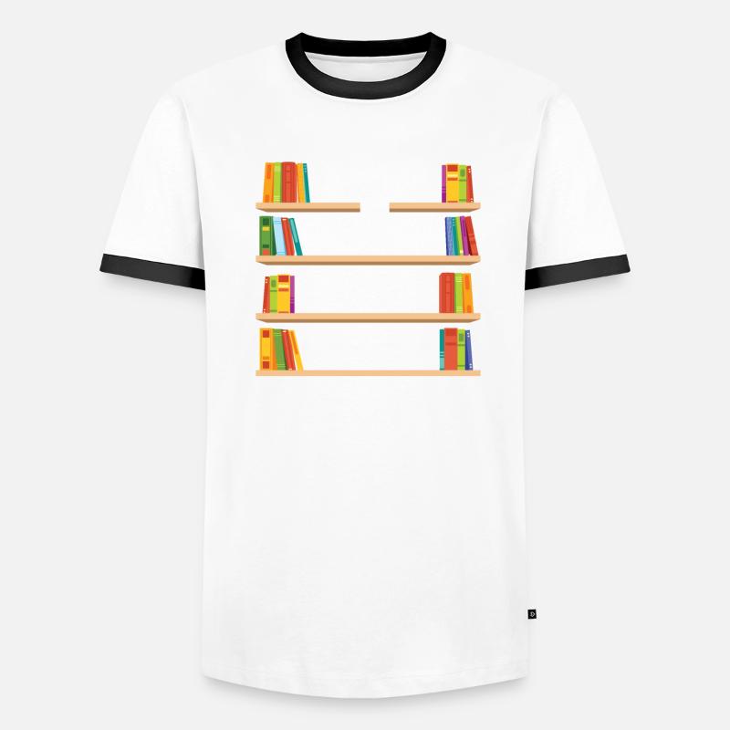 Library Assistant Librarian Men's Ringer Shirt