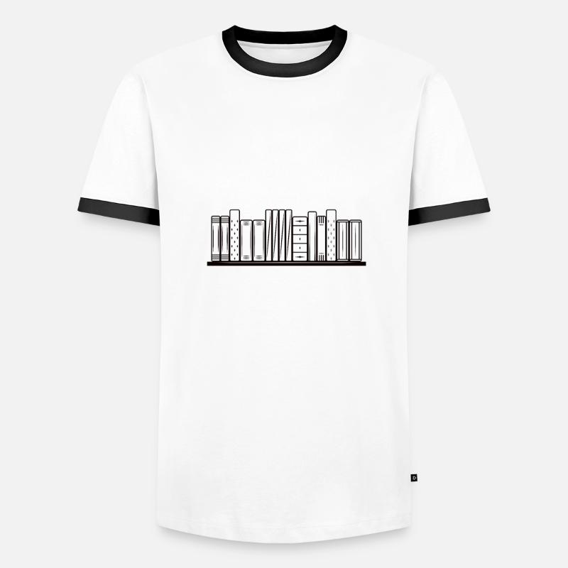 Funny Library Assistant Men's Ringer Shirt