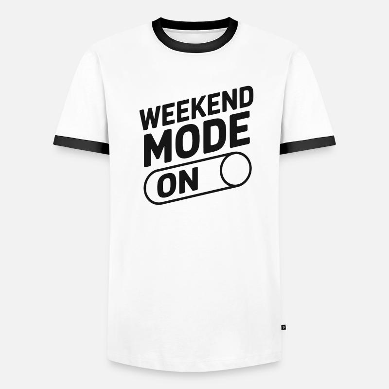 Weekend Mode On Men's Ringer Shirt