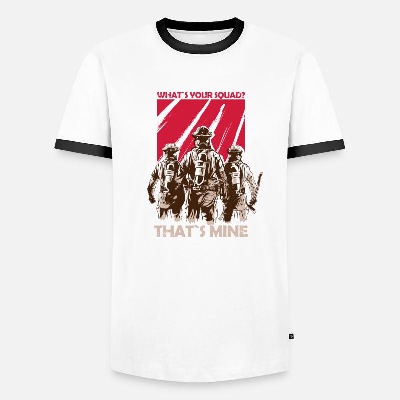 Pompier Pompier T-shirt contrasté Homme