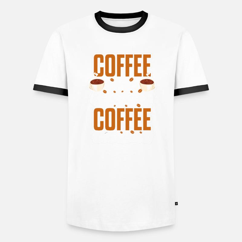 Le café ne pose pas de questions comprend T-shirt contrasté Homme