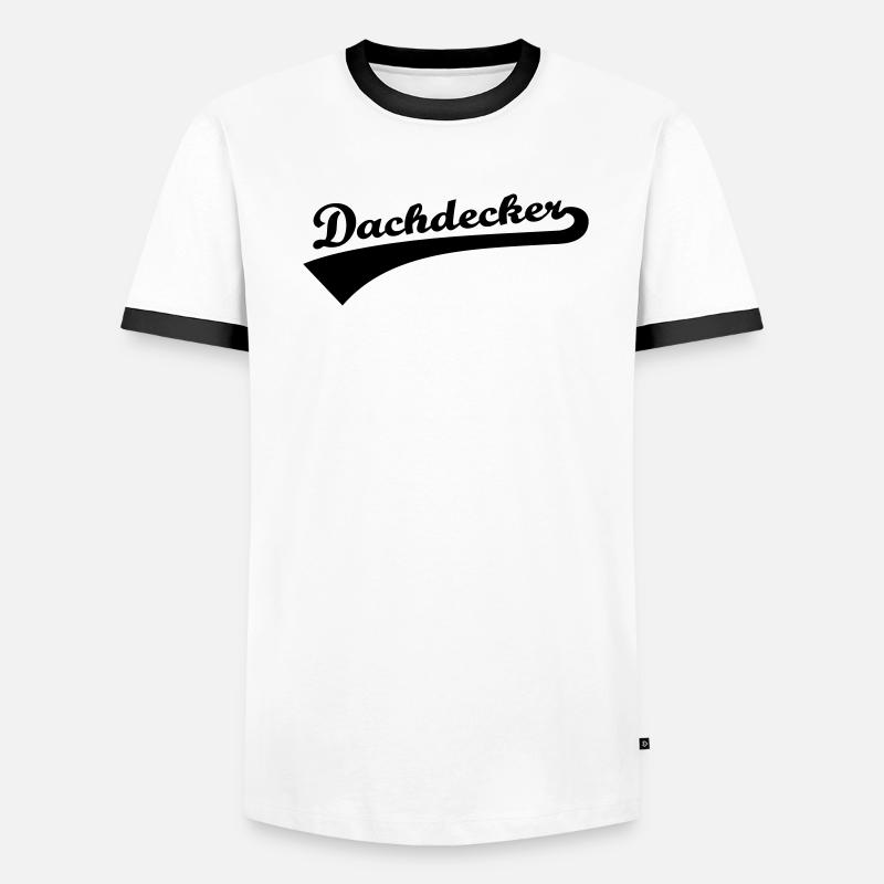 Dachdecker Männer Kontrast-T-Shirt