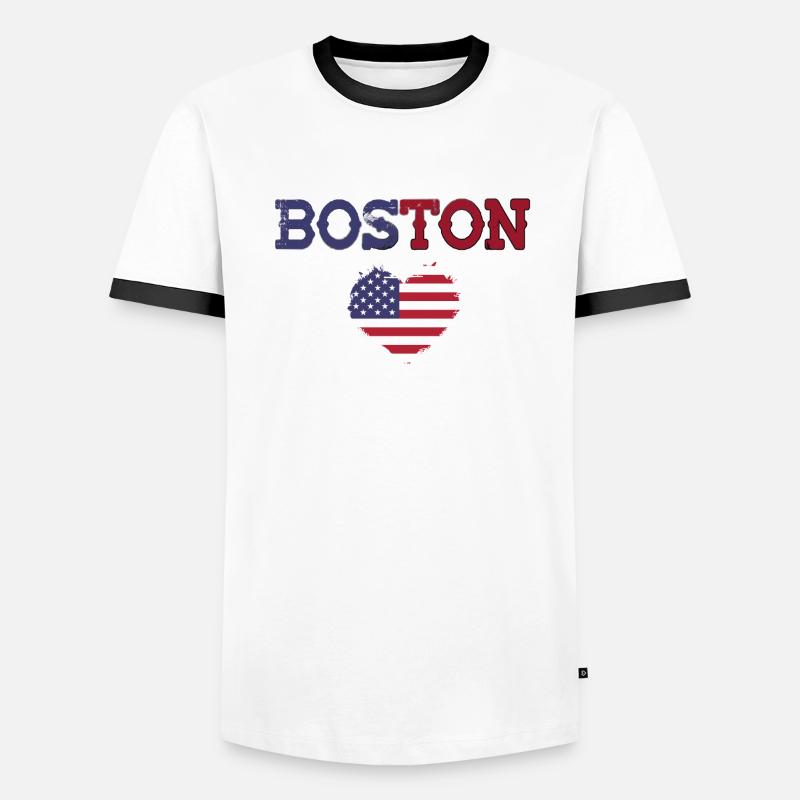 Boston T-shirt contrasté Homme