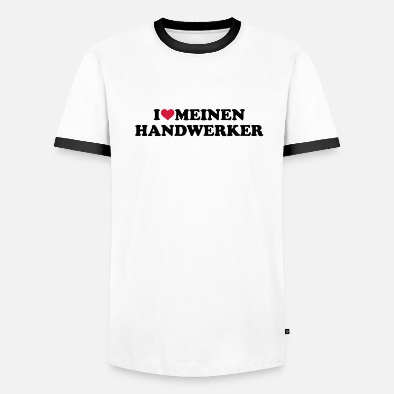 Handwerker Männer Kontrast-T-Shirt