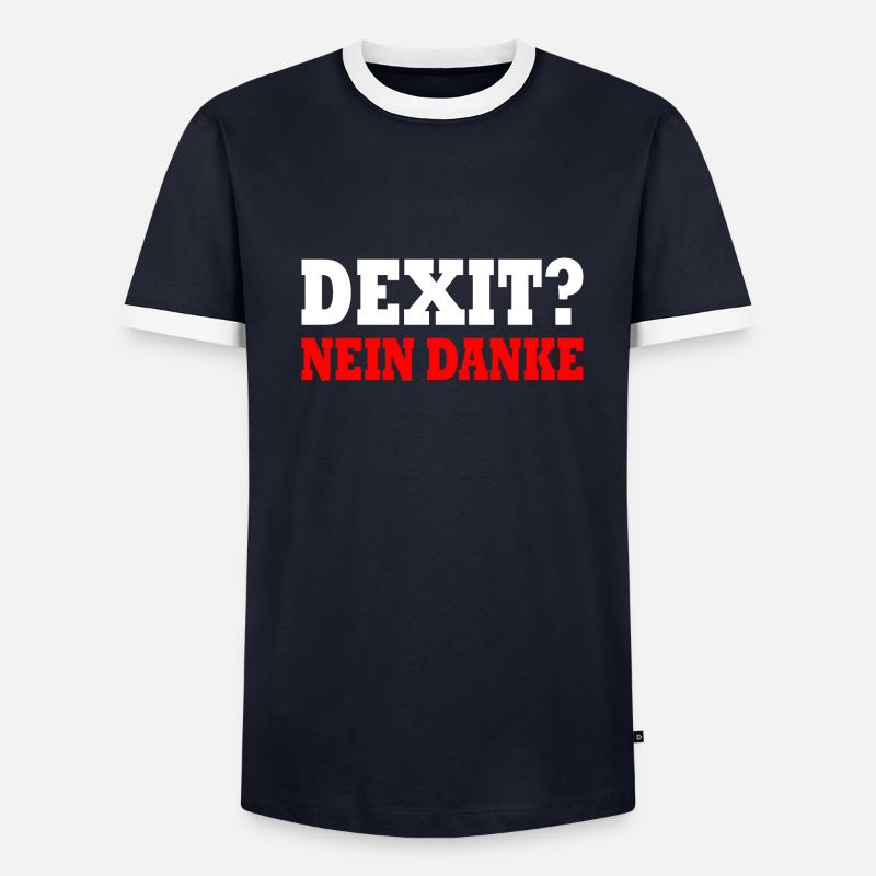 Dexit no thanks Men's Ringer Shirt