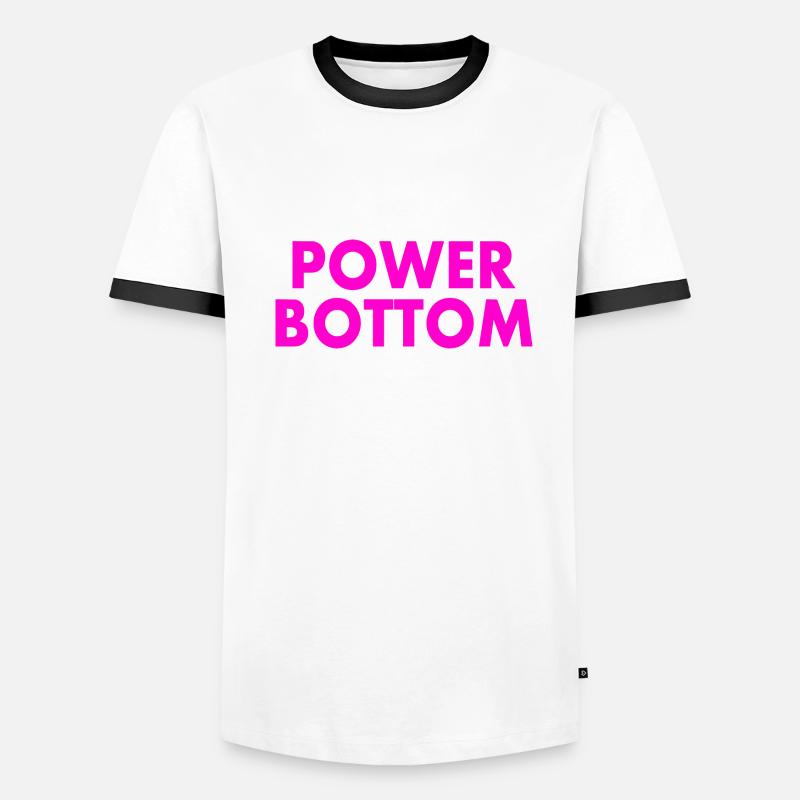 Power bottom Men's Ringer Shirt