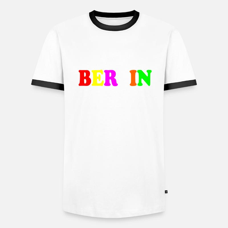 Berlin T-shirt contrasté Homme