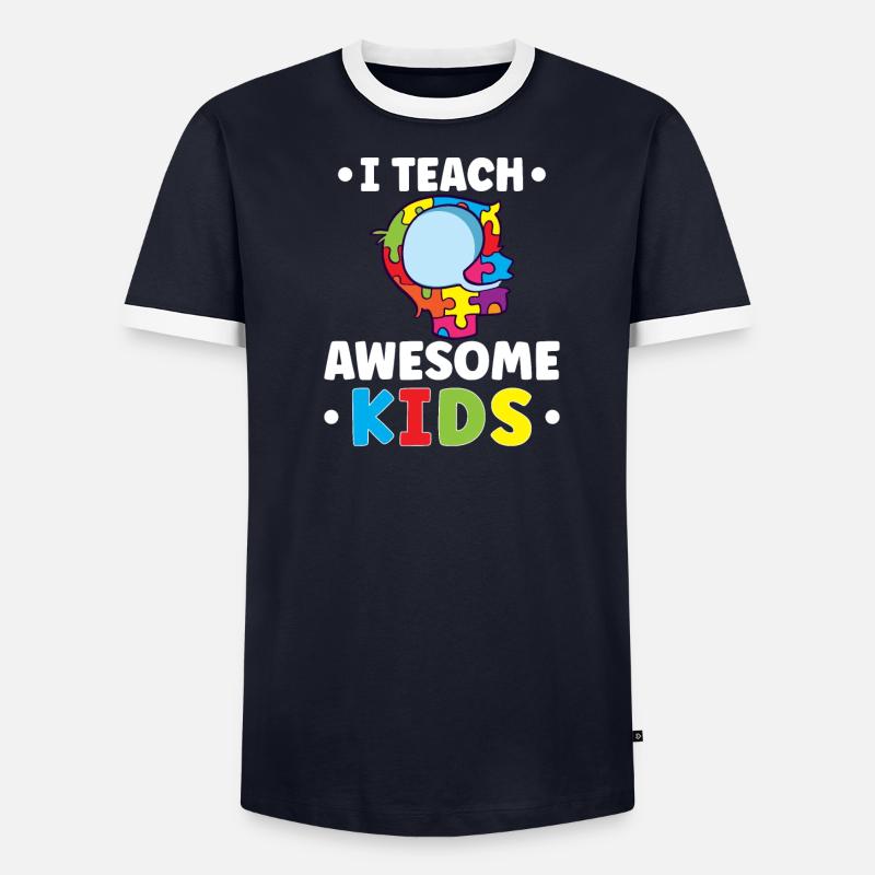 L’enseignant de l’enfance en difficulté a accéléré l’inclusion des enseignants T-shirt contrasté Homme
