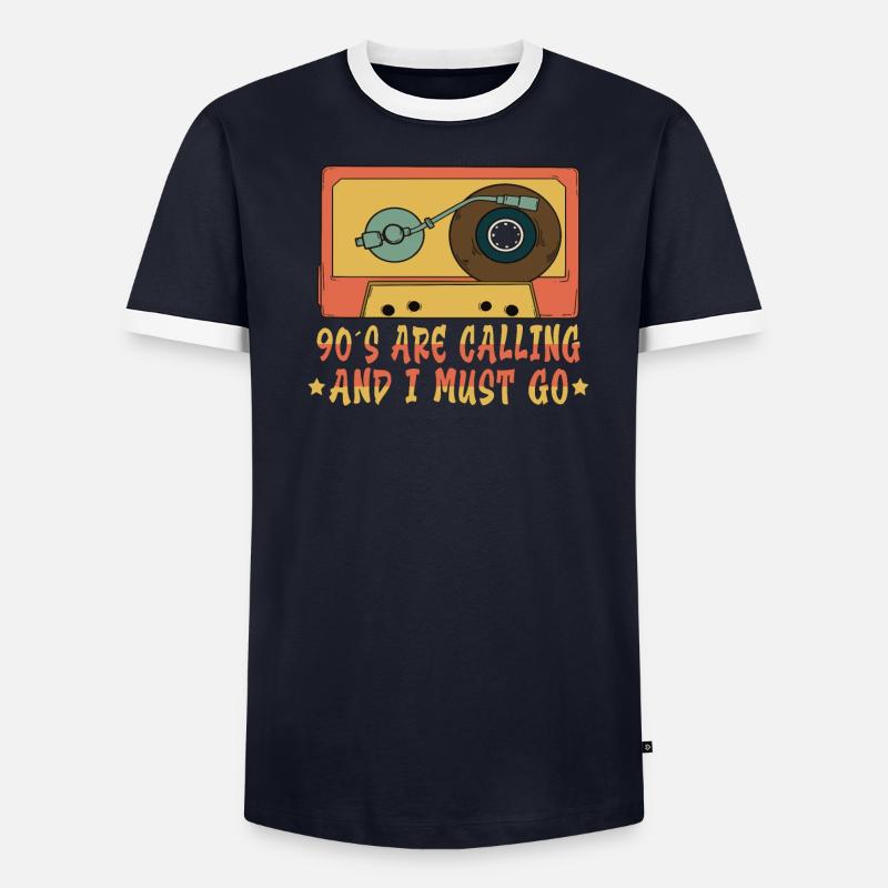 Cassette Type Vintage Cassette Retro Cassette Love T-shirt contrasté Homme