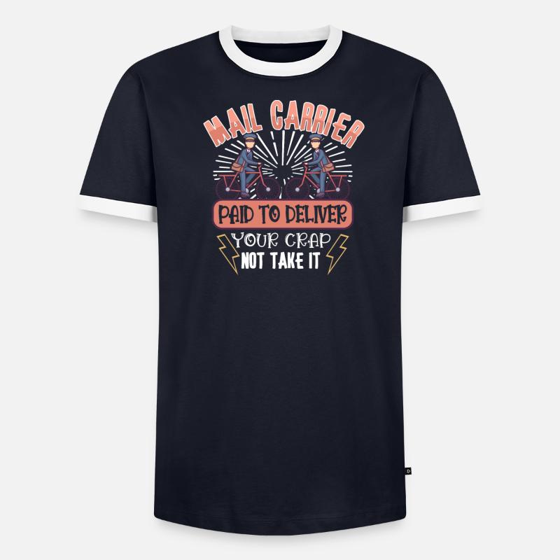 Postman Postlady Postman Post - Men's Ringer Shirt - undefined