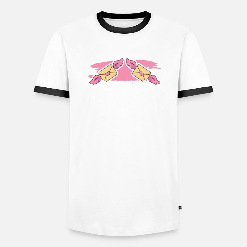 Commis des postes Postlady Postman Post Office T-shirt contrasté Homme