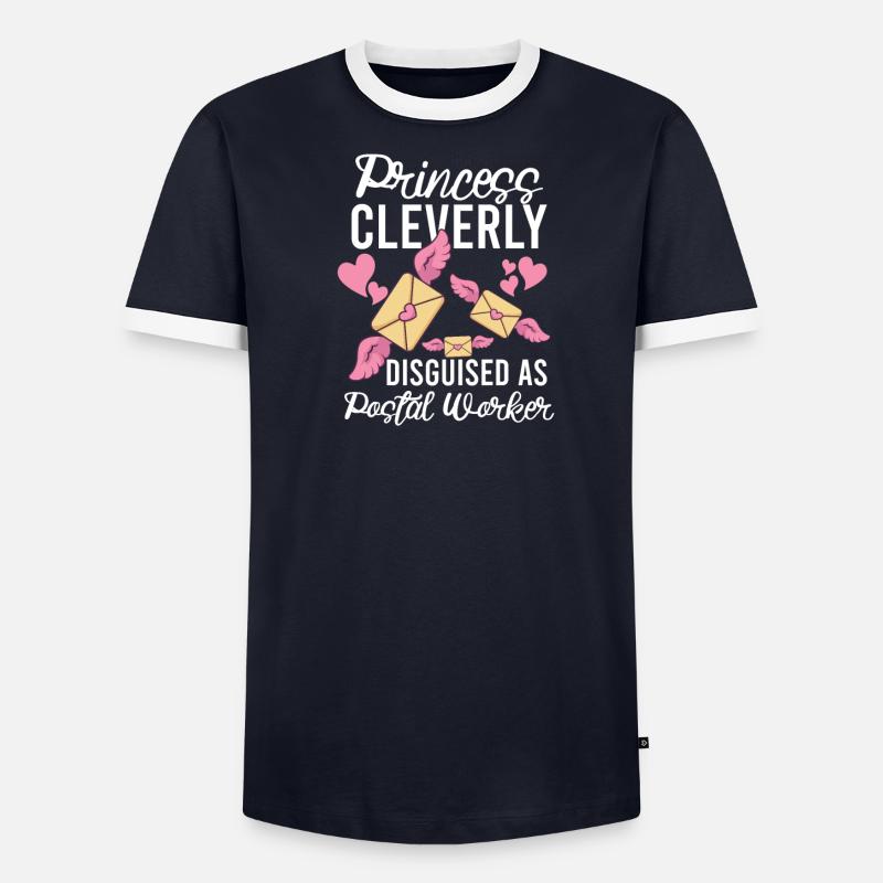 Postangestellte Postdame Postbote Post - Männer Kontrast-T-Shirt - undefined