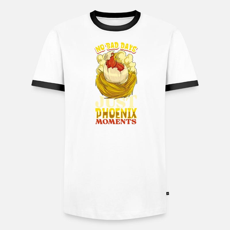Phoenix Bird Mythical Creatures Men's Ringer Shirt