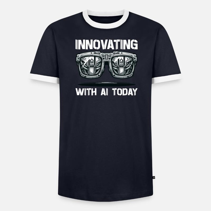 Artificial intelligence, machine learning, data - Men's Ringer Shirt - undefined