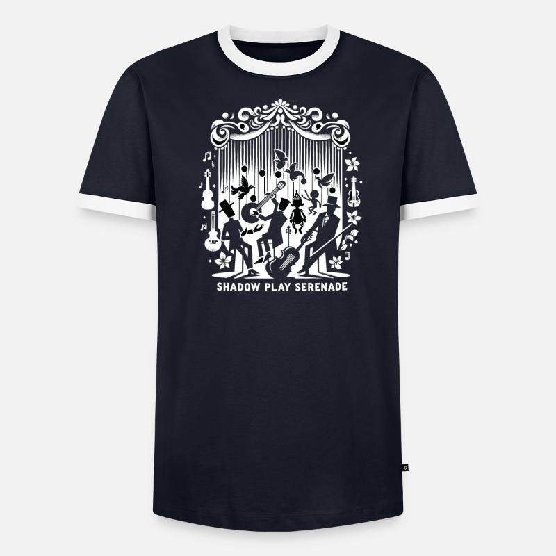 Puppet Mastery Shadow Play Bauchredner-geschenk - Männer Kontrast-T-Shirt - undefined