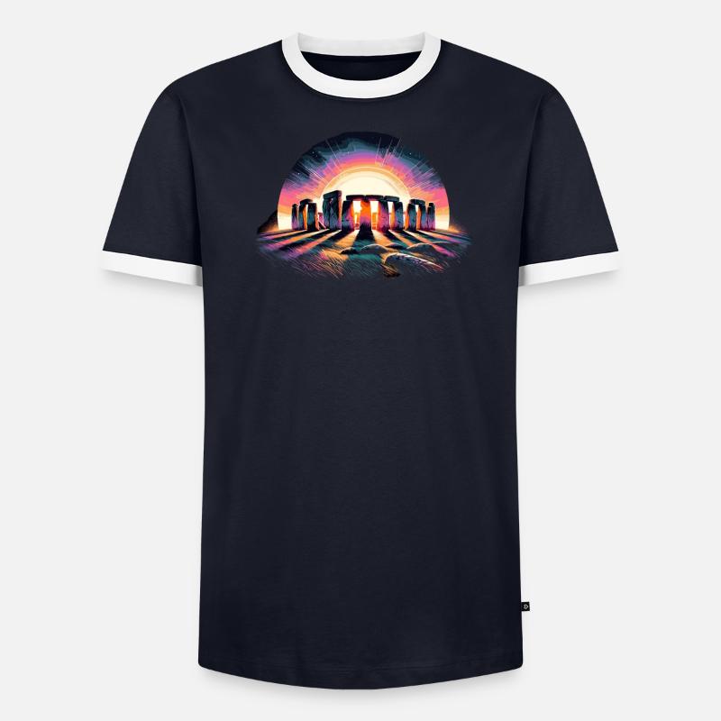 Ostara Eostre équinoxe sorcière déesse païenne rituels T-shirt contrasté Homme