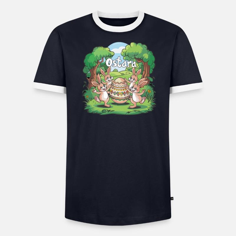 Ostara Eostre équinoxe sorcière déesse païenne rituels T-shirt contrasté Homme