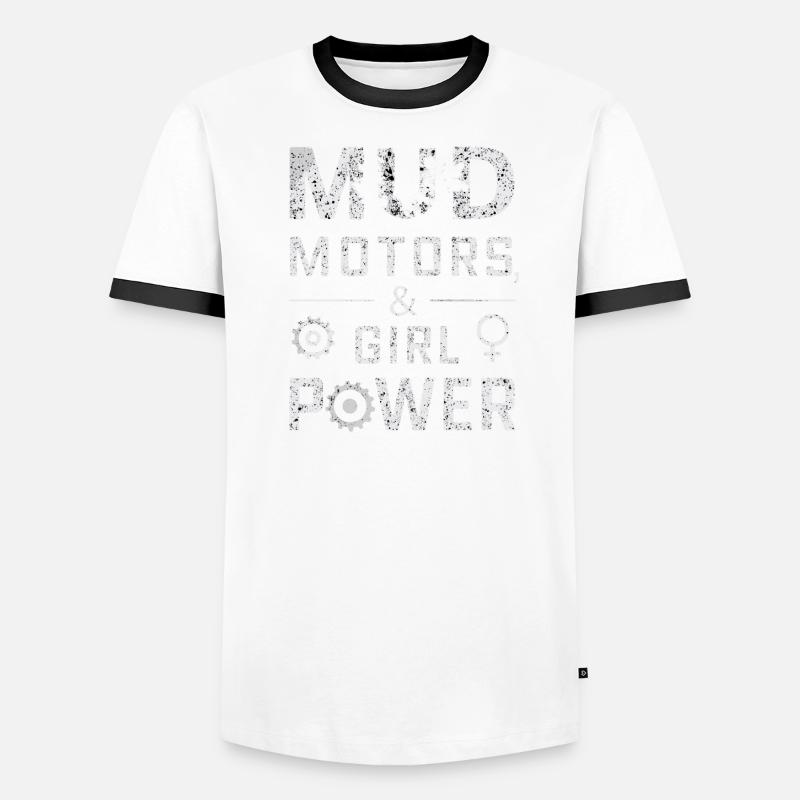 Tractor Pulling Tractor Pulling Tractor Power Farm Men's Ringer Shirt