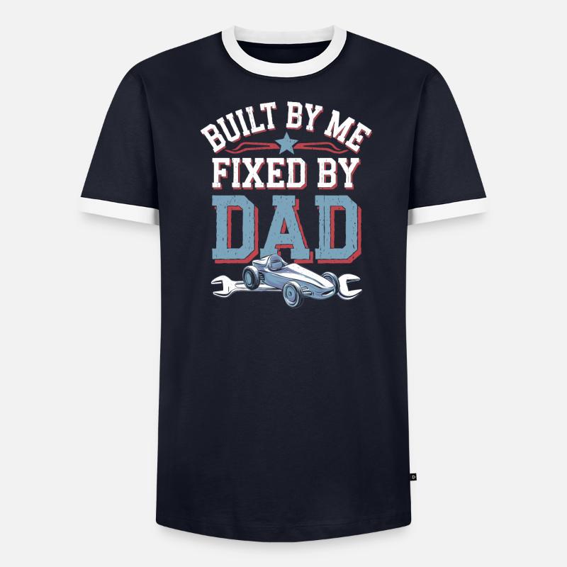Gravity-Powered Soap Box Racing Adventure for DIY Männer Kontrast-T-Shirt