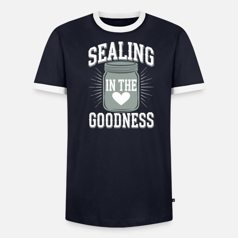 Conservation des aliments faits maison T-shirt contrasté Homme
