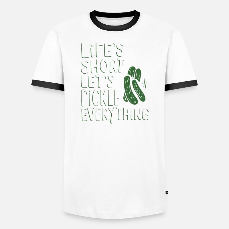Conservation des aliments faits maison T-shirt contrasté Homme