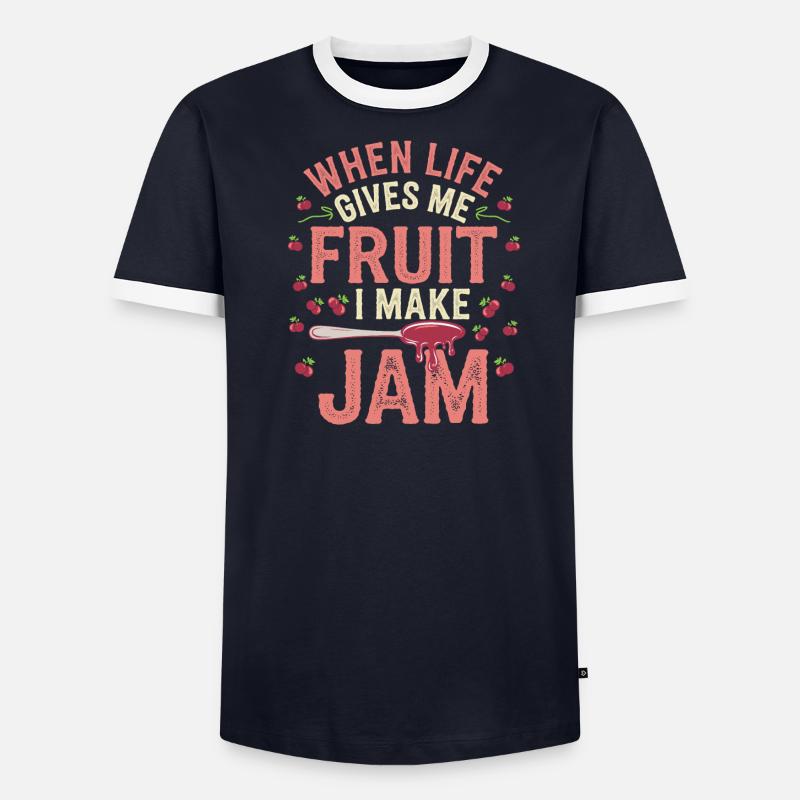 Conservation des aliments faits maison T-shirt contrasté Homme